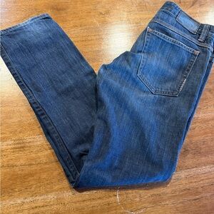 Neuw Men Denim 30/32 Straight Leg Dark Blue Denim Jeans Button Fly